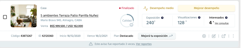 ¿Cómo veo si mi aviso fue reportado?